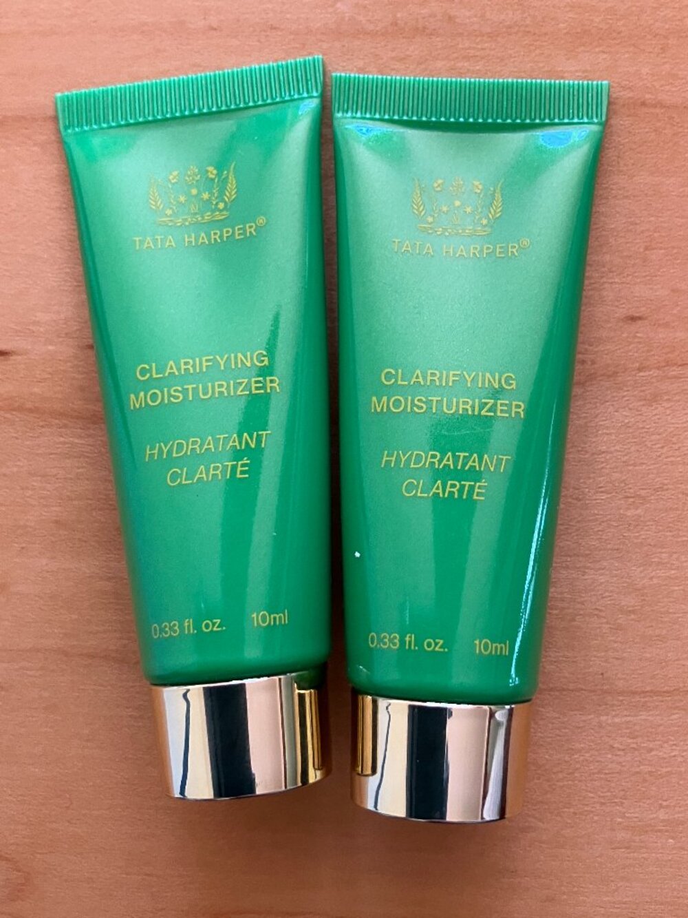 2x TATA HARPER Clarifying Moisturizer Mini Tubes - NEW